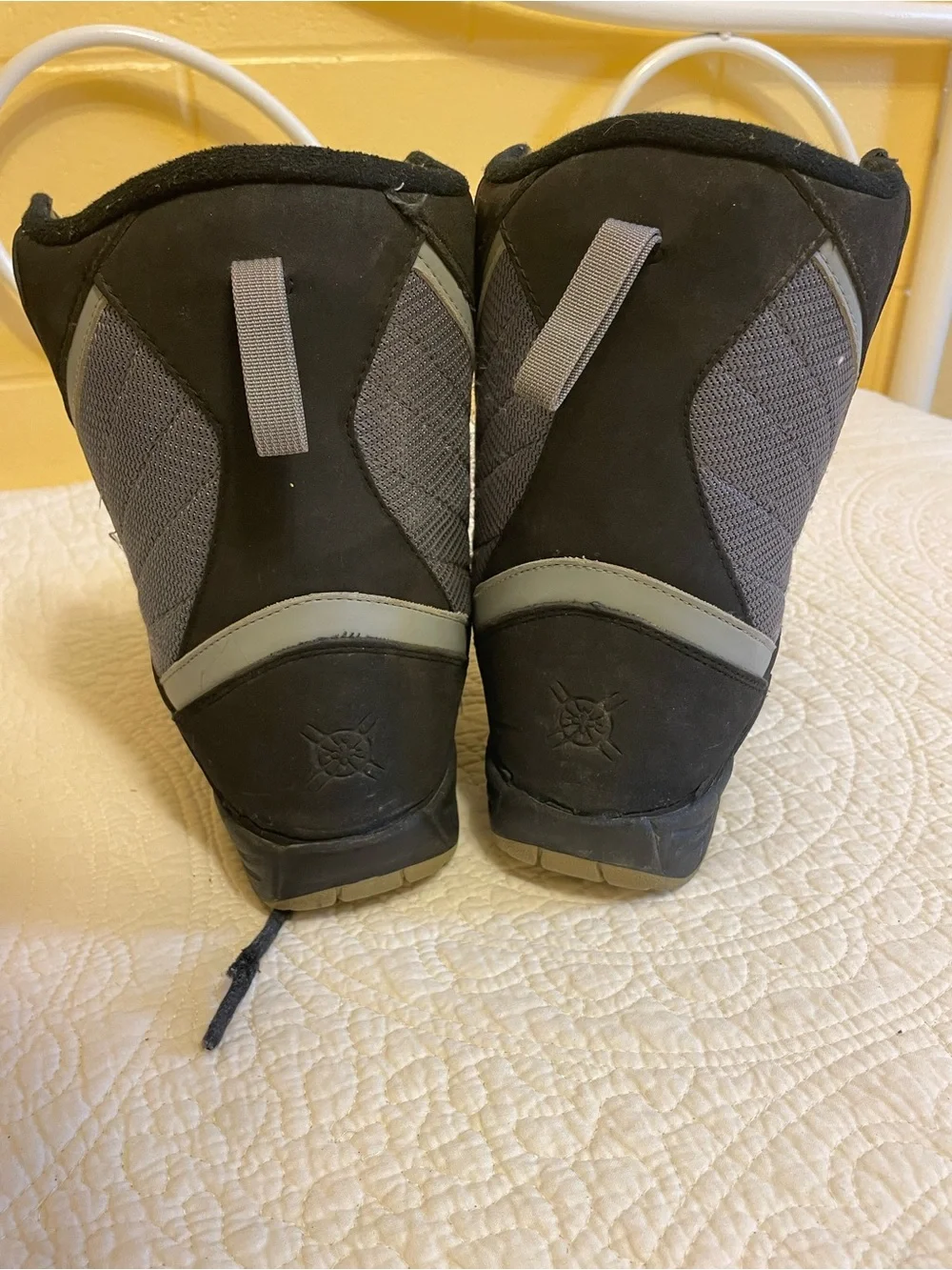 Men's Black and Gray Rain & Snow Boots - Durable All-Weather Footwear